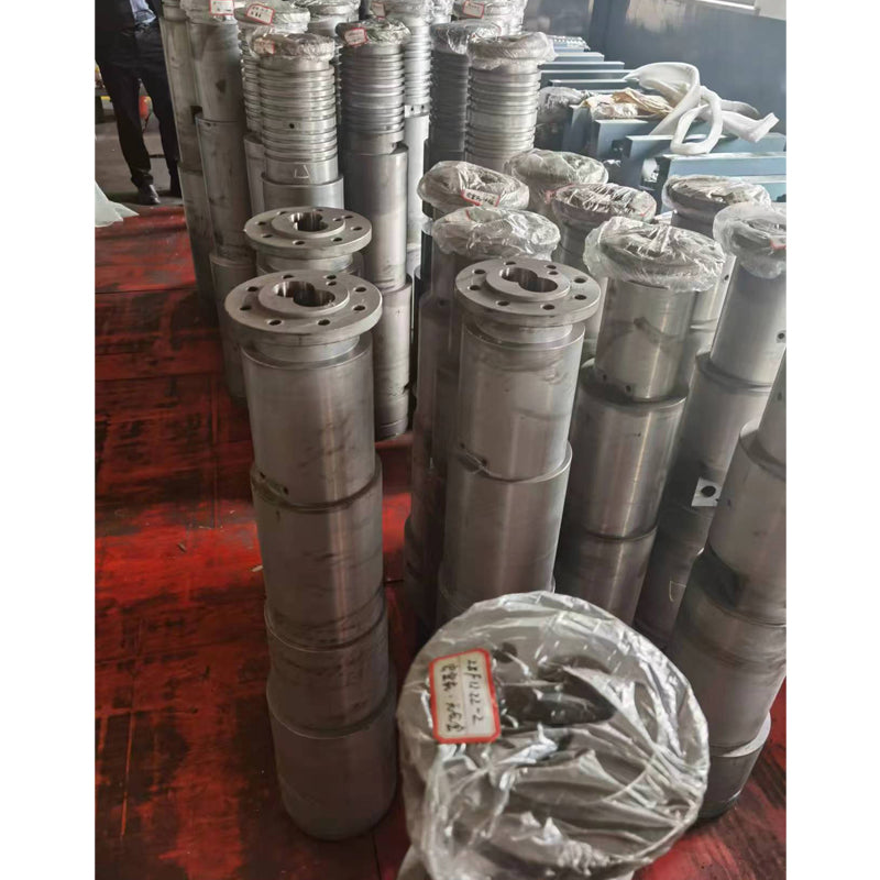 JUNSHUO Conical twin-screw barrels  Screw for granulator, screw for film blowing machine