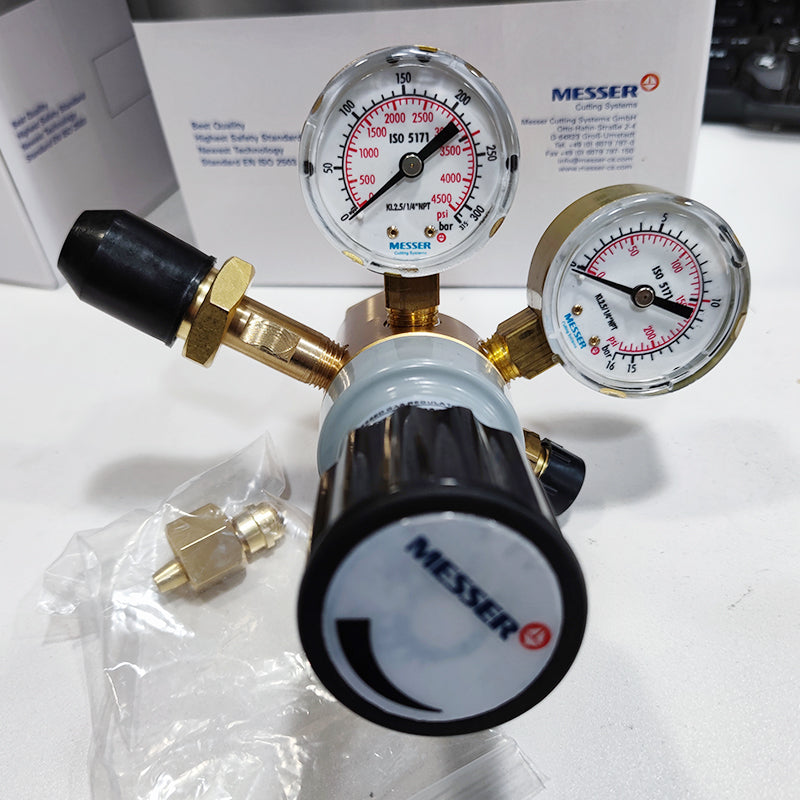 YONGJI Two-stage pressure reducer Starting lot of 6 pieces non-corrosive Gas Pressure Gauge Double-stage   pressure reducer  Oxygen pressure reducer Acetylene pressure reducer