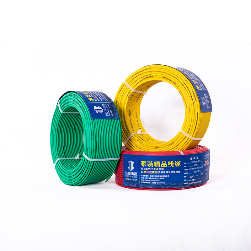 XINJINGDONG Cross-linked polyolefin insulated halogen-free, low-smoke flame-retardant wire（Please consult customer service for specific prices）eco-friendly non-corrosive Suitable for high-rise buildings