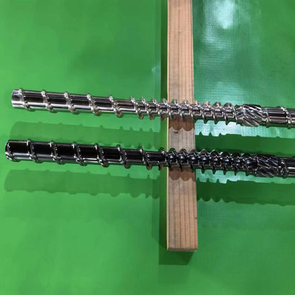 JUNSHUO Extruder screw barrels  Rubber machine screw, flat twin screw