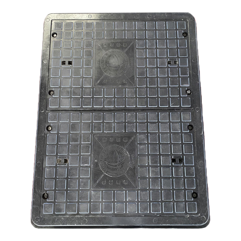 HESHENG Fiberglass reinforced plastic composite manhole cover  The pressure manhole cover is sealed and waterproof