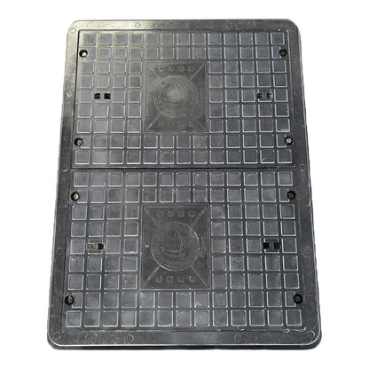 HESHENG Fiberglass reinforced plastic composite manhole cover  The pressure manhole cover is sealed and waterproof