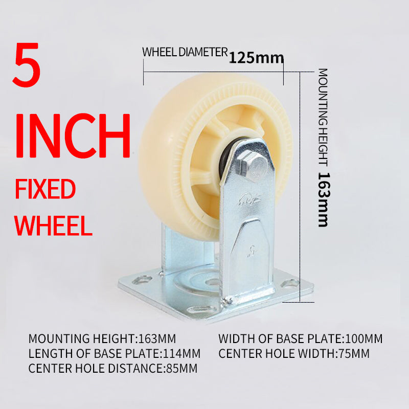 SHENGHONG Thickend Nylon Casters 02（For specific pricing, please consult customer service）Universal Wheel large caliber PP material
